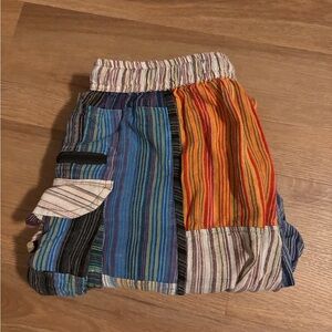 Patch work pants